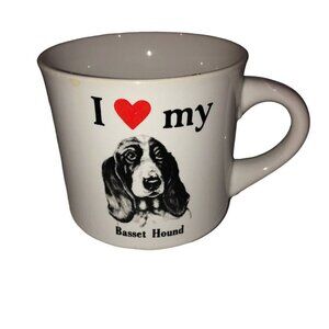 I Love My Basset Hound Dog Coffee Mug Cup Papel Strand Enterprises